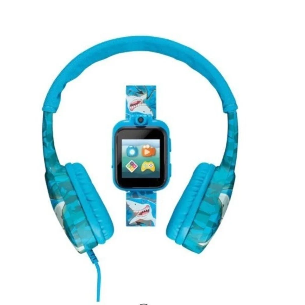 iTech Junior Boys Headphones & Smartwatch Set - Blue Shark.   Z13 - Picture 7 of 12